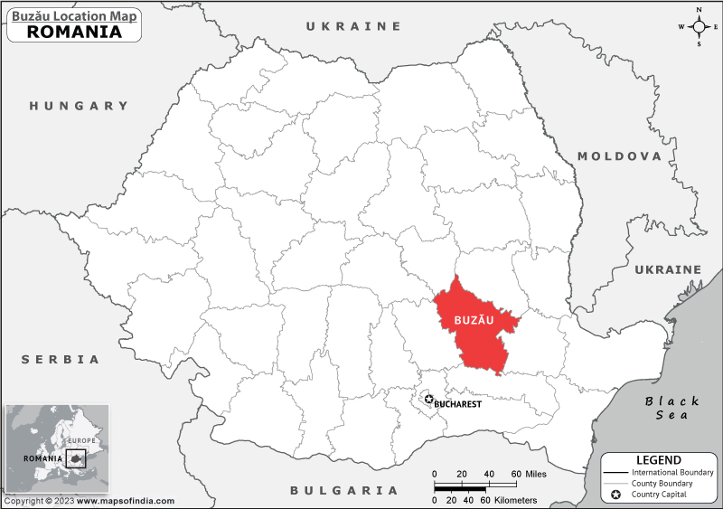 Buzau Location Map