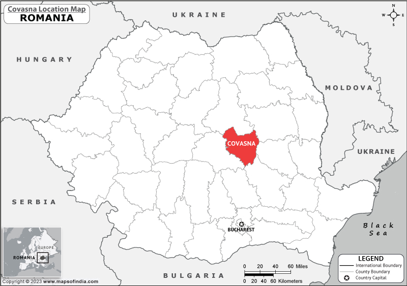 Covasna Location Map