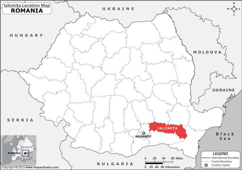 Ialomita Location Map