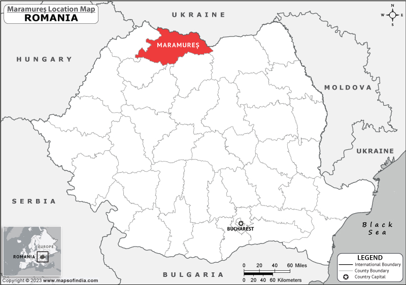 Maramures Location Map