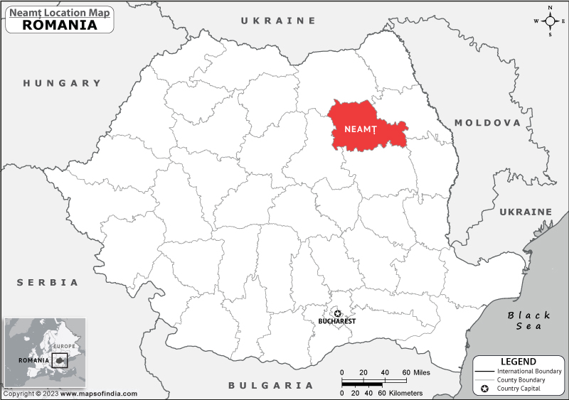 Neamt Location Map