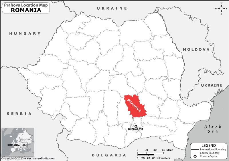 Prahova Location Map