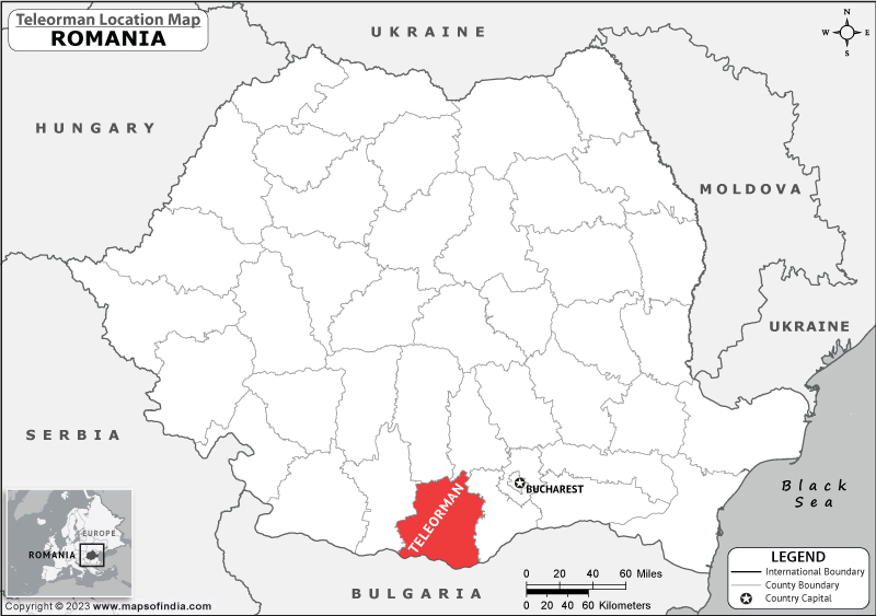 Teleorman Location Map