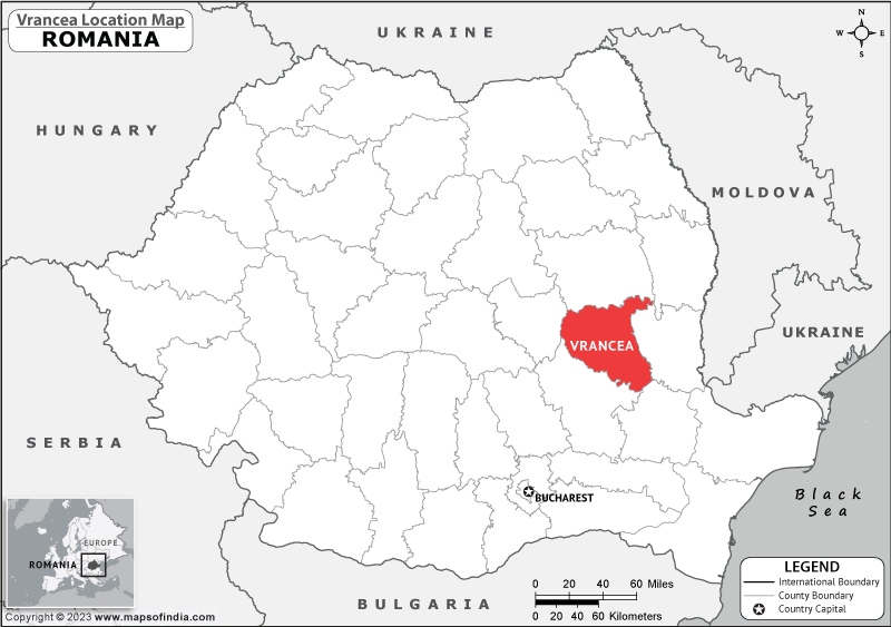 Vrancea Location Map