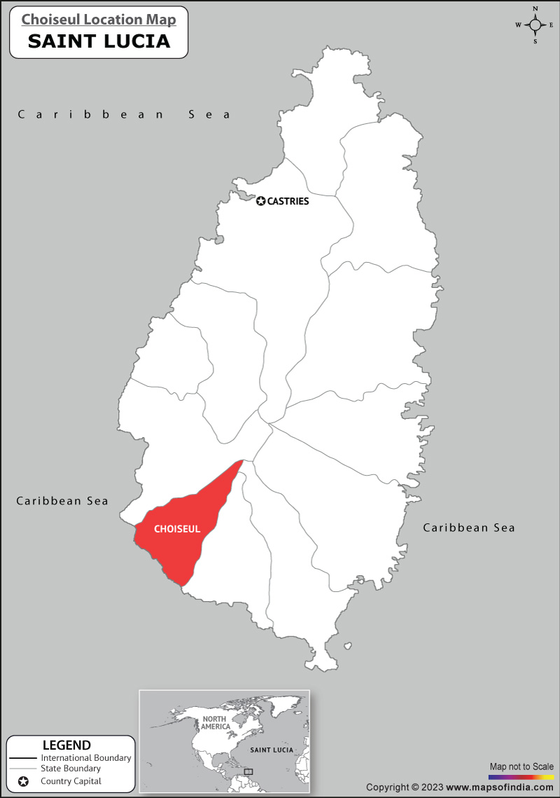 Choiseul, Google Map, Saint Lucia Google Map of Choiseul Satellite View