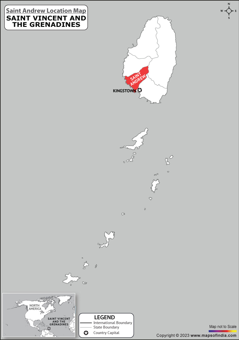 Where is Saint Andrew Located in Saint Vincent and the Grenadines