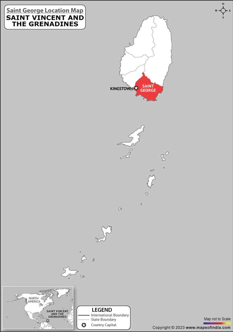 Saint George Location Map
