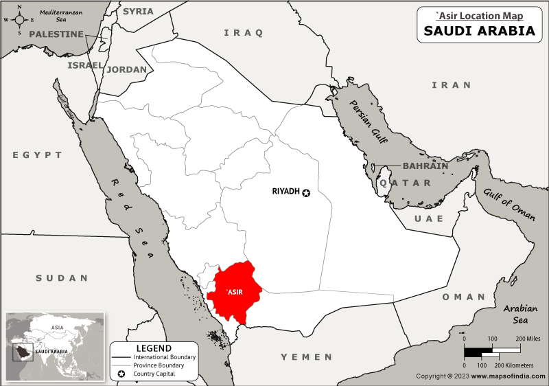 Asir Location Map