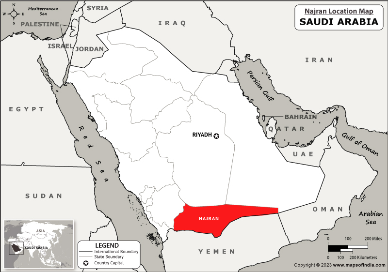 Najran Location Map