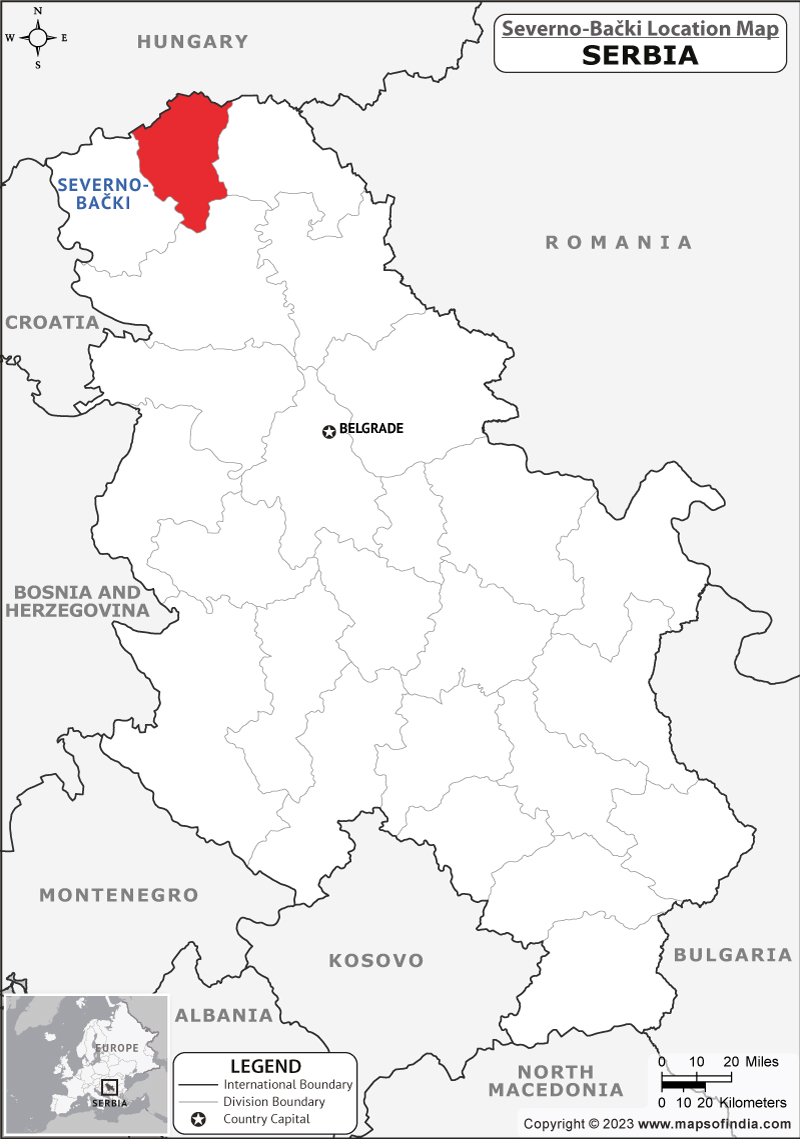 Severno Backi Location Map