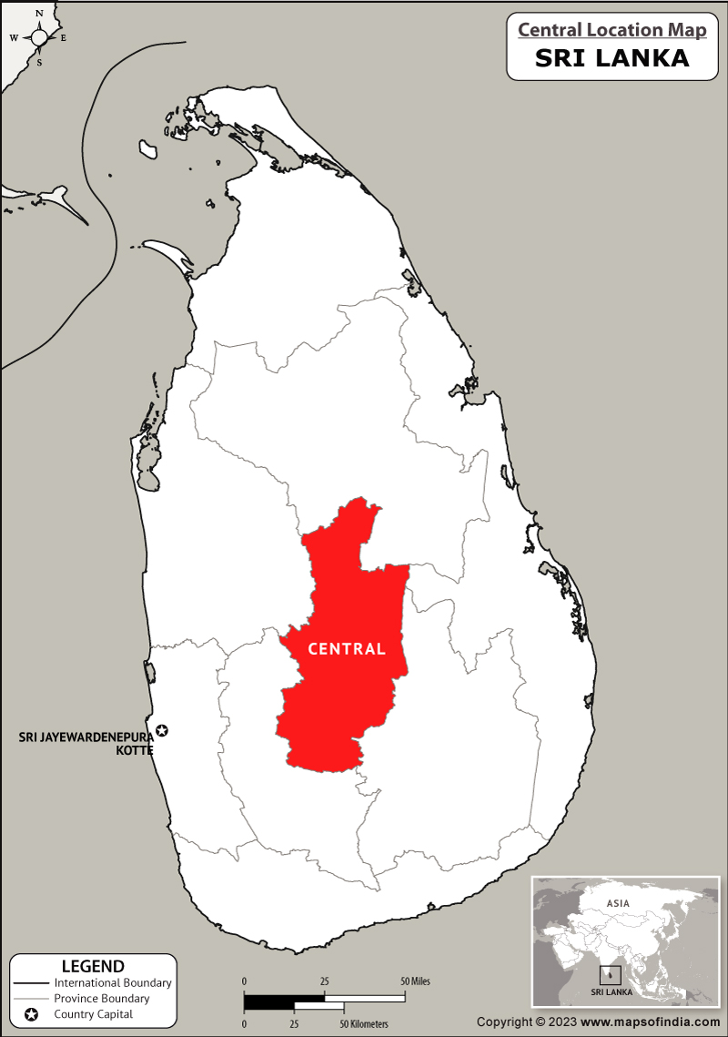 Central Location Map