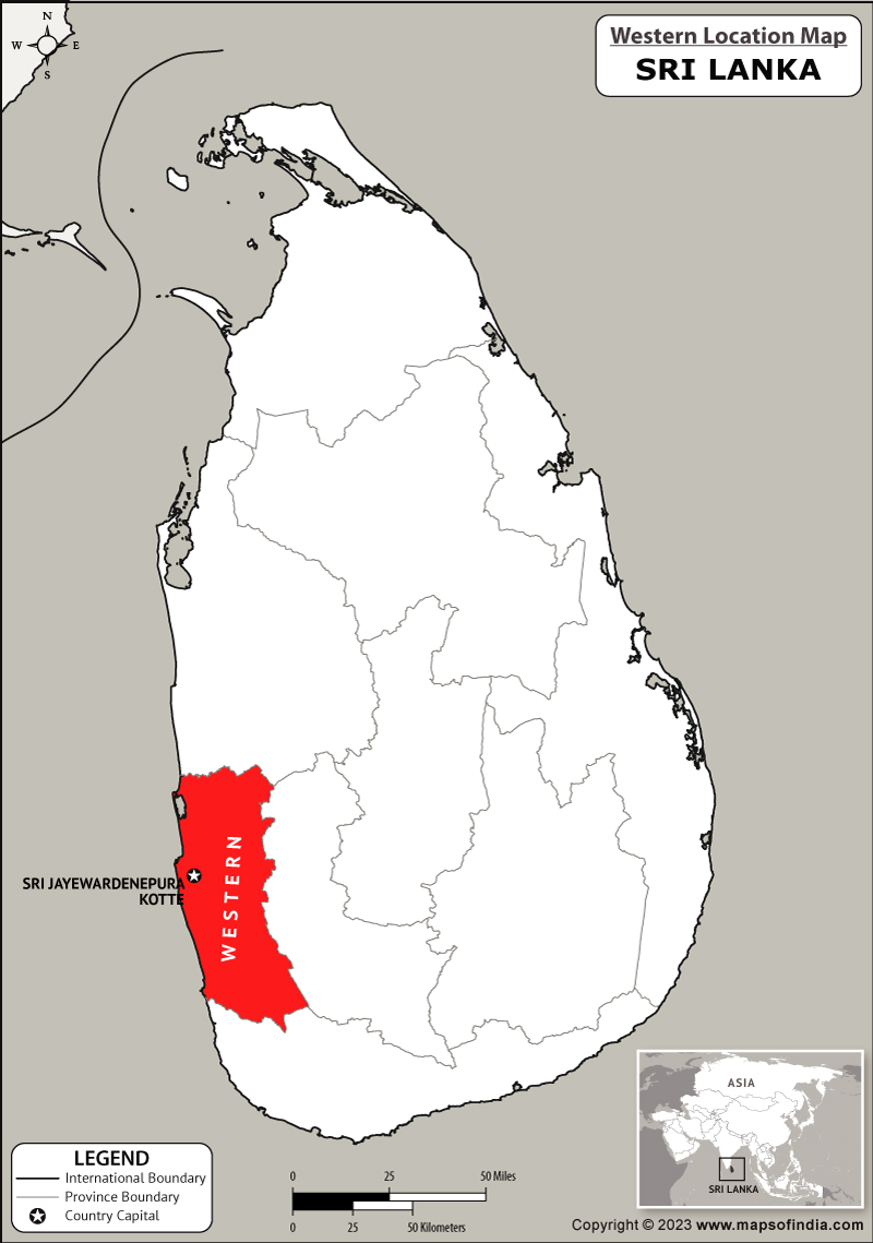 Western Location Map