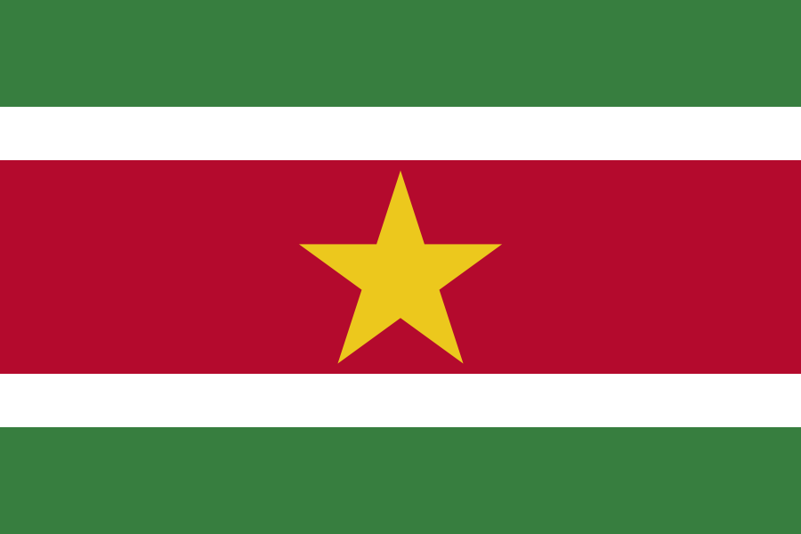 Suriname National Flag