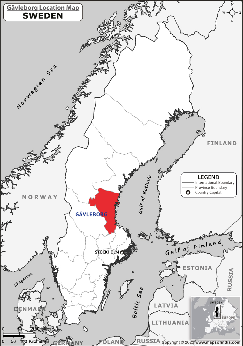 Gavleborg Location Map