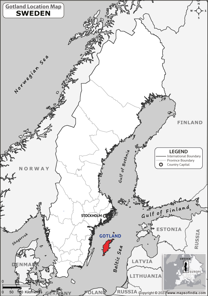 Gotland Location Map