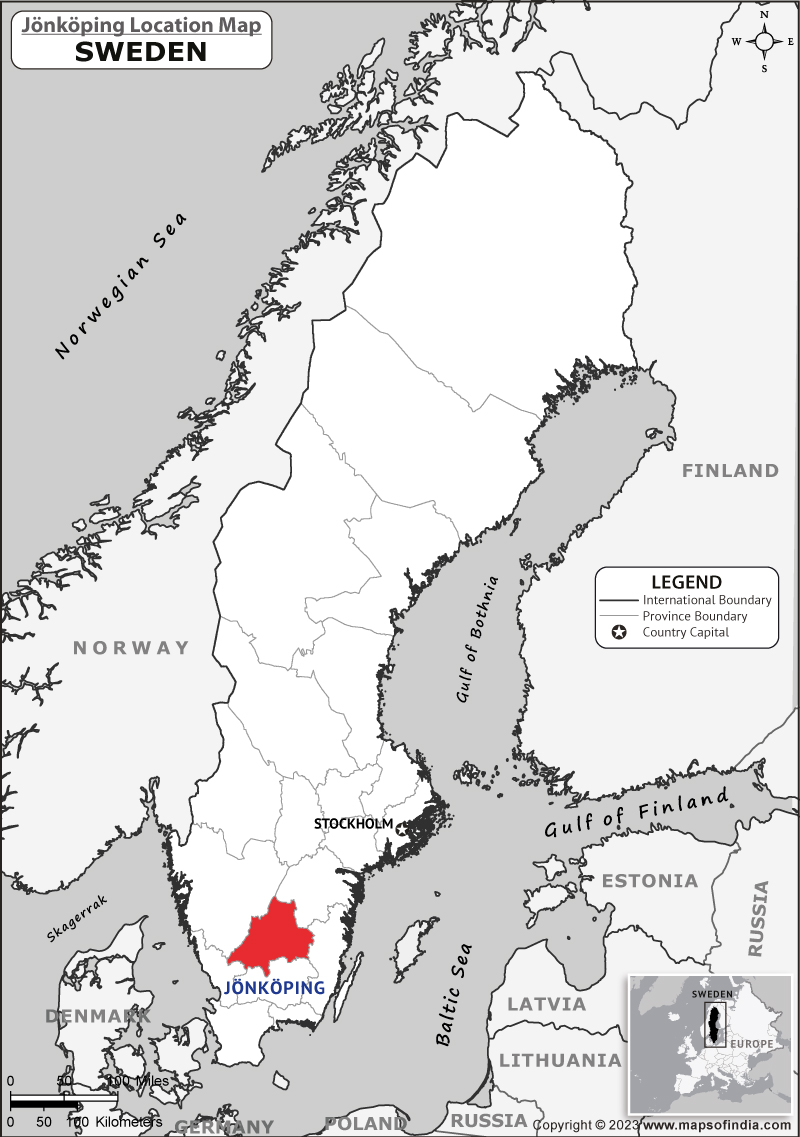 Jonkoping Location Map