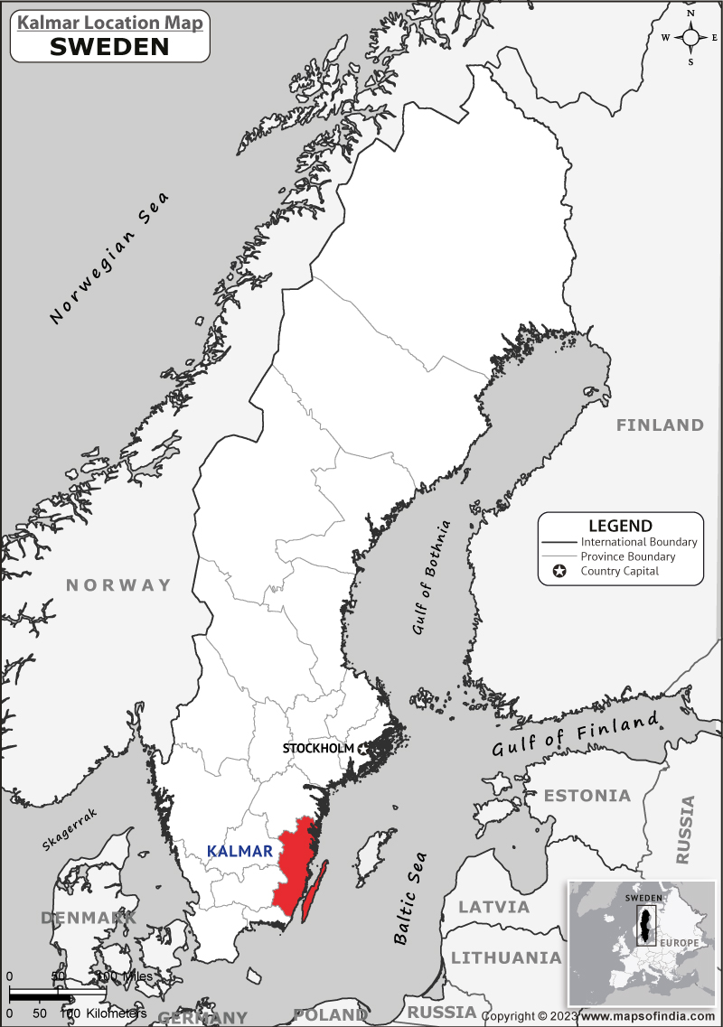 Kalmar Location Map