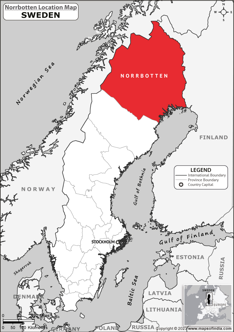 Norrbotten Location Map