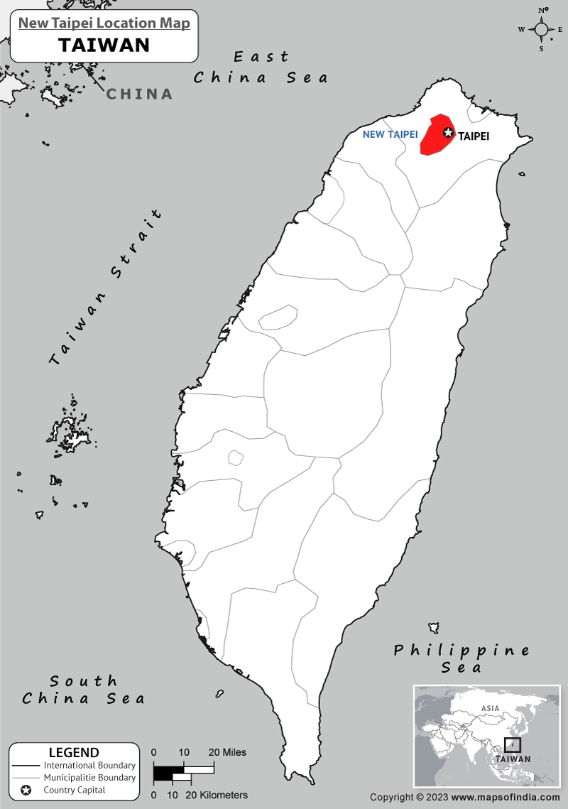 New Taipei Location Map