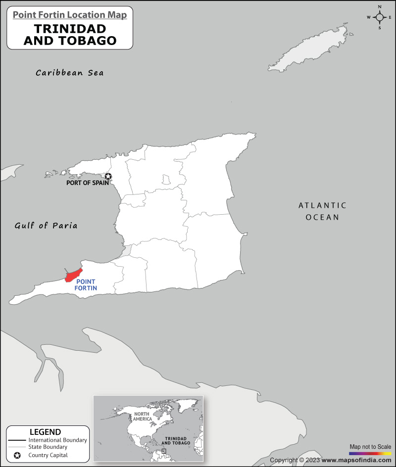 Point Fortin Location Map