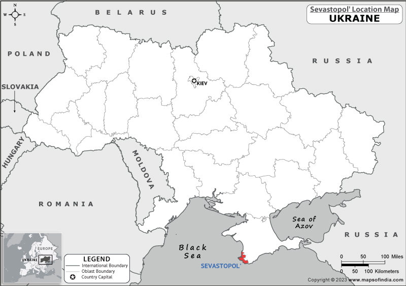 Sevastopol Location Map