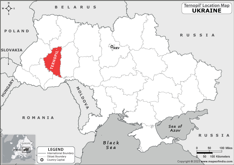 Ternopil Location Map
