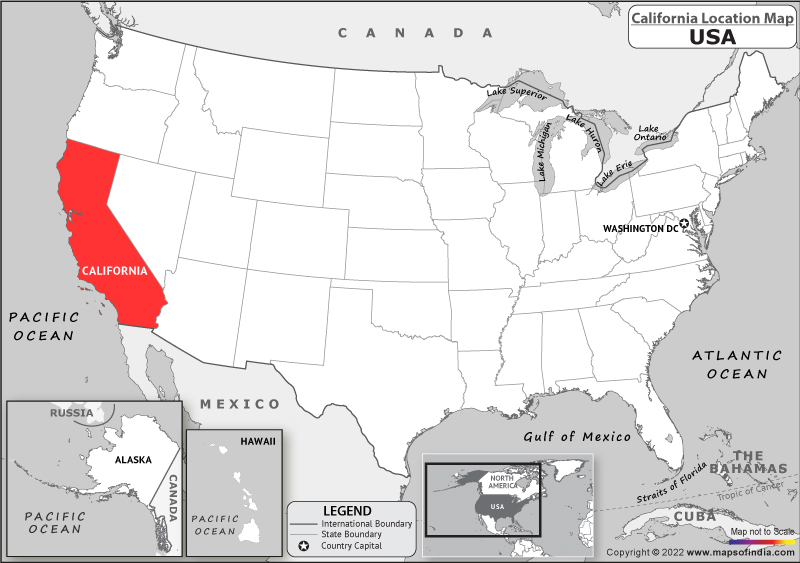 california Location Map