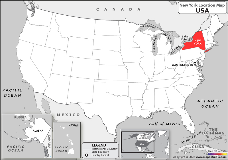 new-york Location Map