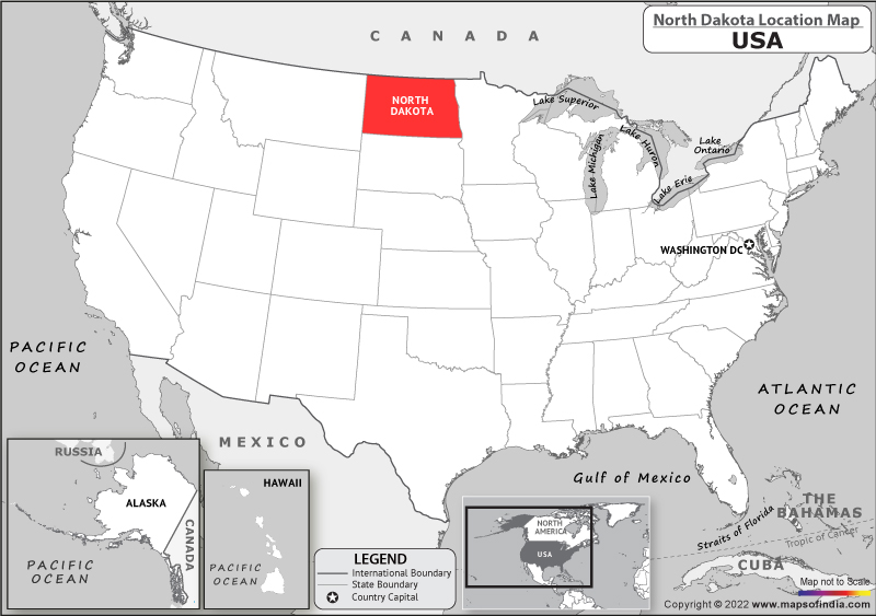 north-dakota Location Map