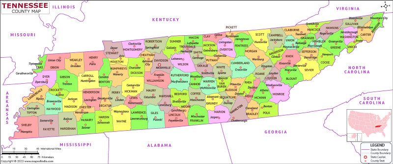 Middle Tn Zip Codes Map
