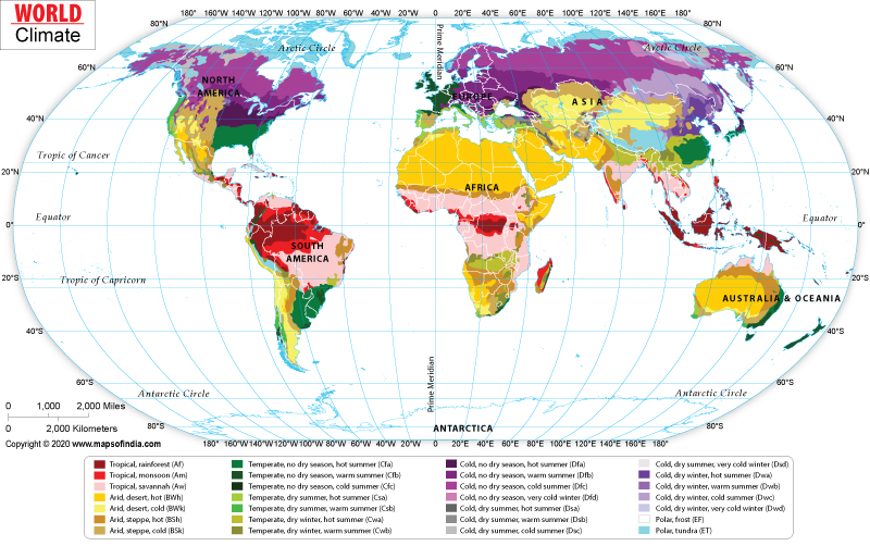 World Climate Map