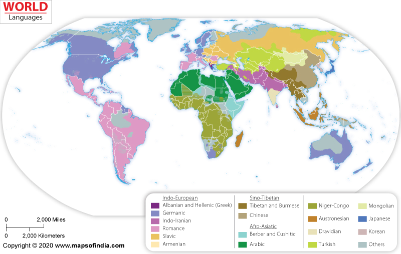 World Language Map