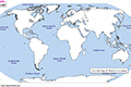 World Continents Outline Map