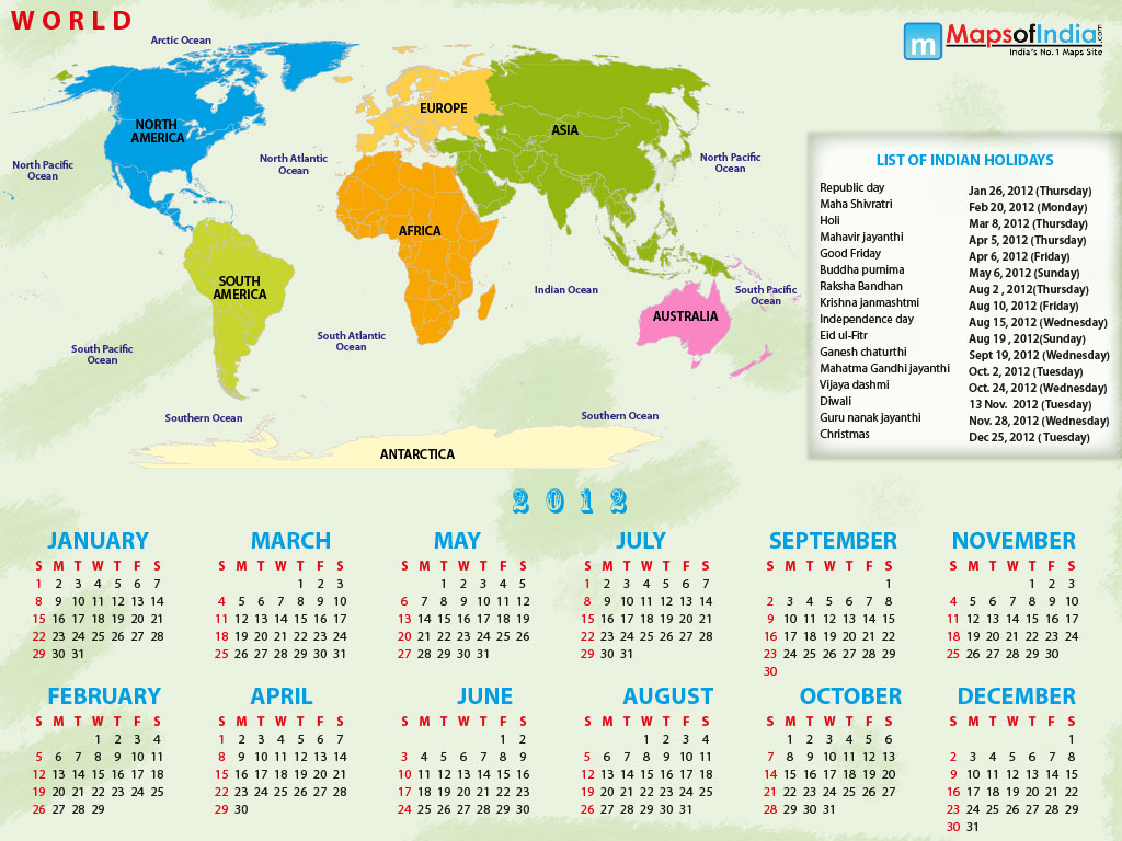 World Map 2012